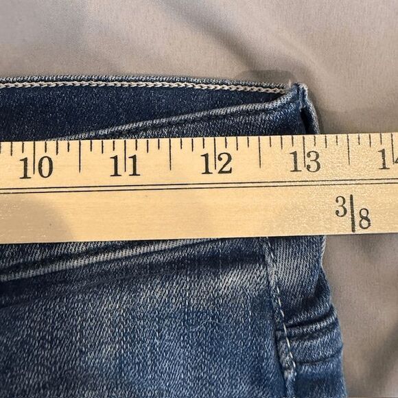 Mother Jeans High Waisted Rascal Ankle Slit Flip Double Shot Espresso Size 27 - Picture 14 of 16